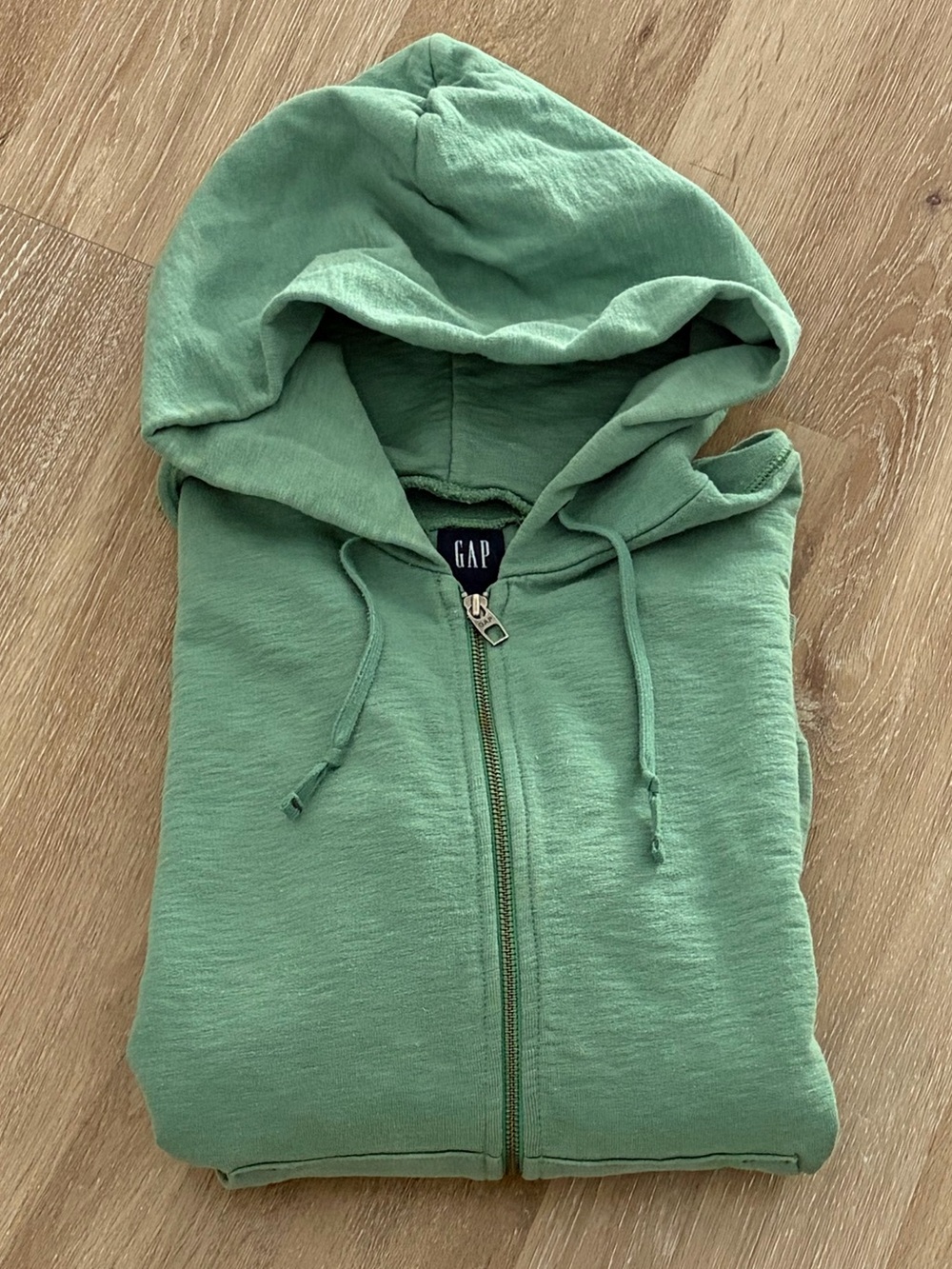 GAP Green Full-Zip Hoodie - Small